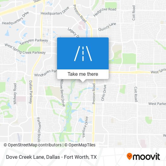 Mapa de Dove Creek Lane