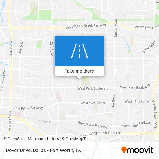 Mapa de Dover Drive