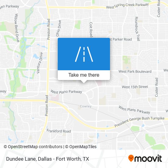 Mapa de Dundee Lane