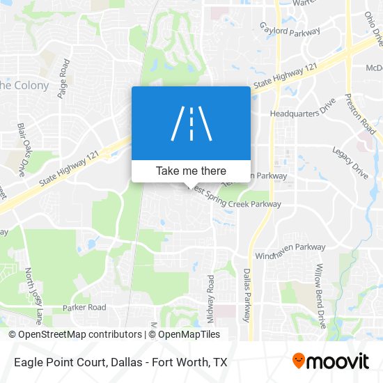 Eagle Point Court map