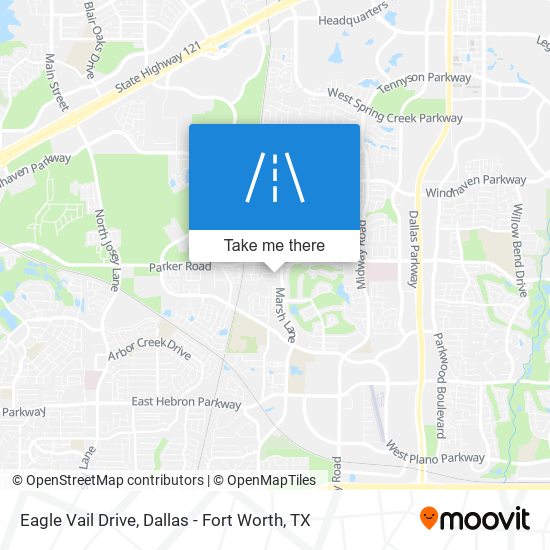 Eagle Vail Drive map