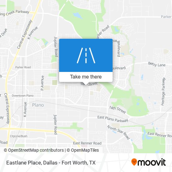 Eastlane Place map