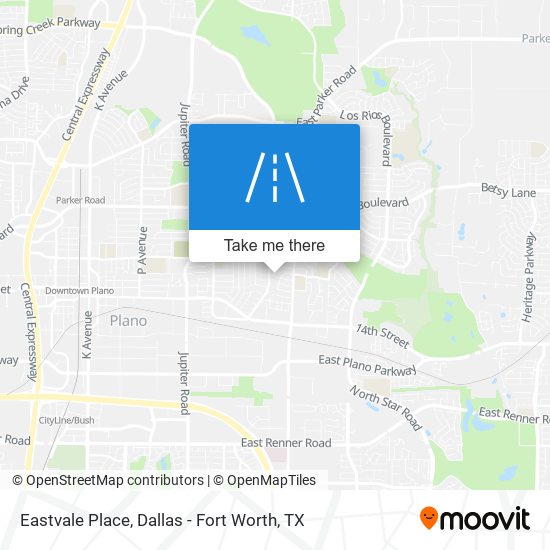 Mapa de Eastvale Place