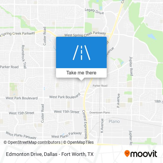 Edmonton Drive map