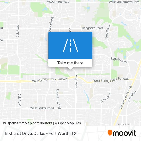 Elkhurst Drive map