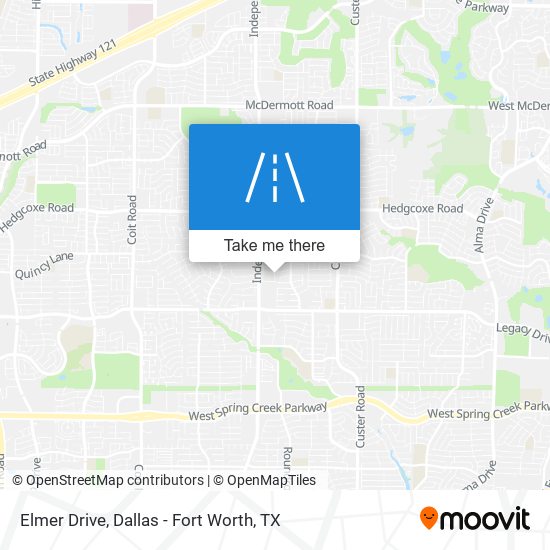 Elmer Drive map