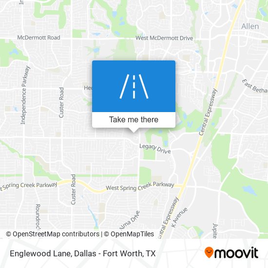 Mapa de Englewood Lane