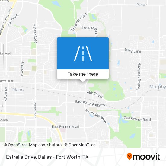 Estrella Drive map