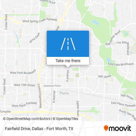 Fairfield Drive map