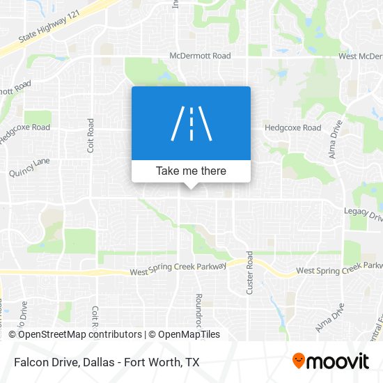 Mapa de Falcon Drive
