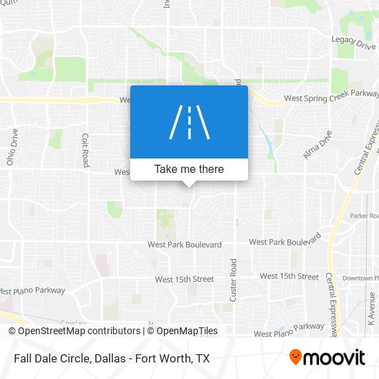 Fall Dale Circle map
