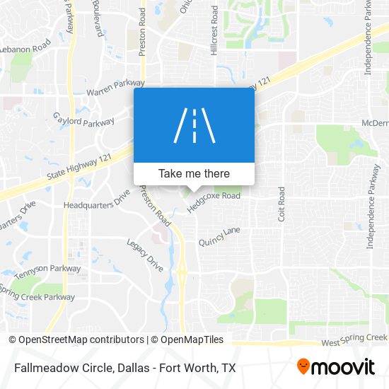 Mapa de Fallmeadow Circle