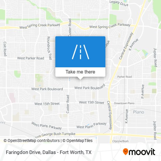 Faringdon Drive map