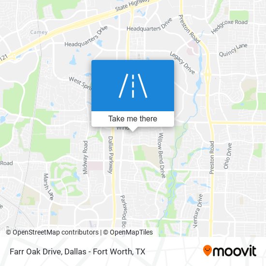 Farr Oak Drive map