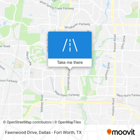 Mapa de Fawnwood Drive
