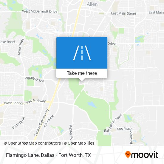 Mapa de Flamingo Lane