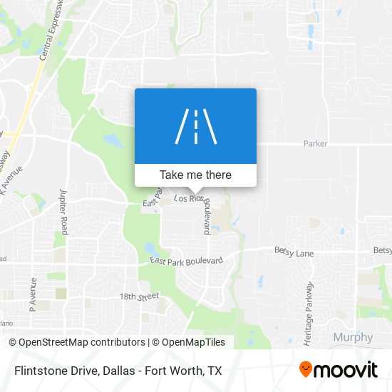 Flintstone Drive map