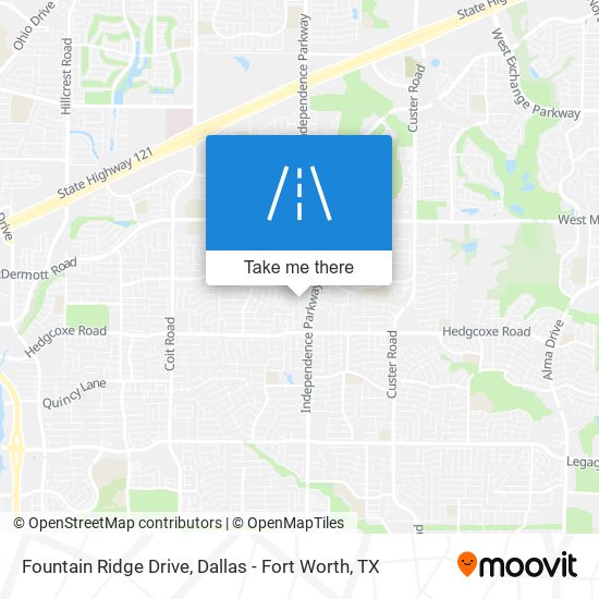 Fountain Ridge Drive map