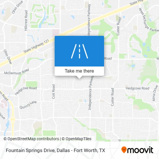 Fountain Springs Drive map