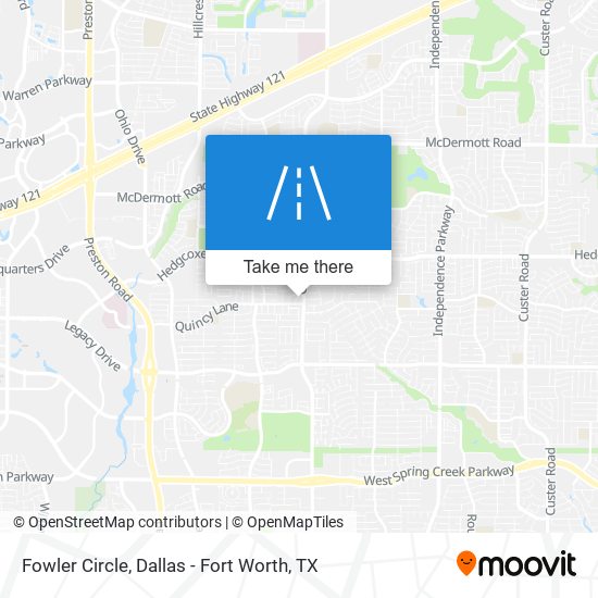Mapa de Fowler Circle