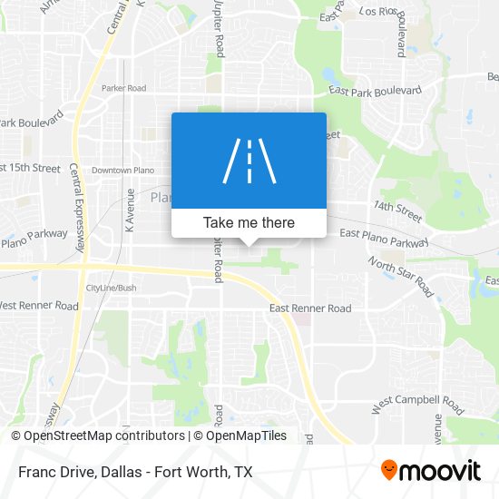 Mapa de Franc Drive
