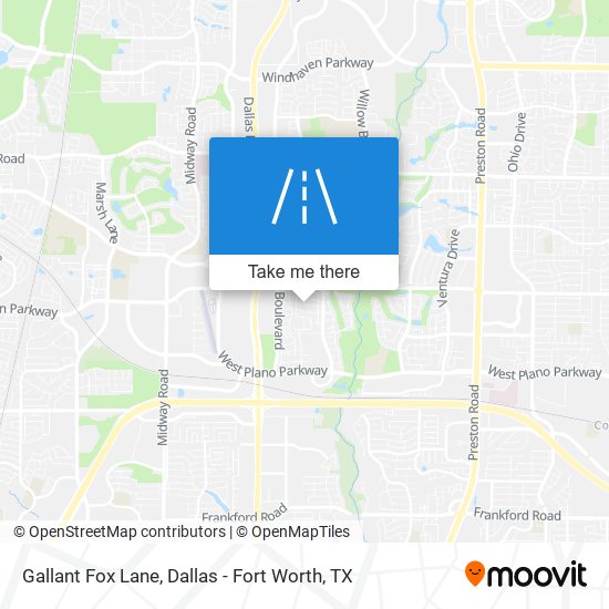 Mapa de Gallant Fox Lane