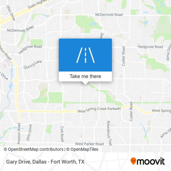 Mapa de Gary Drive
