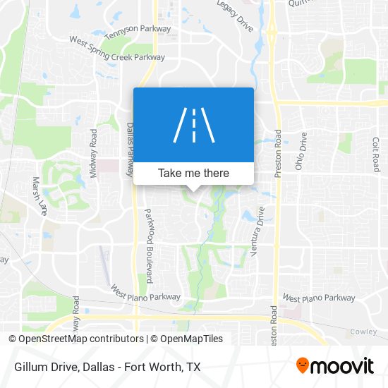 Mapa de Gillum Drive