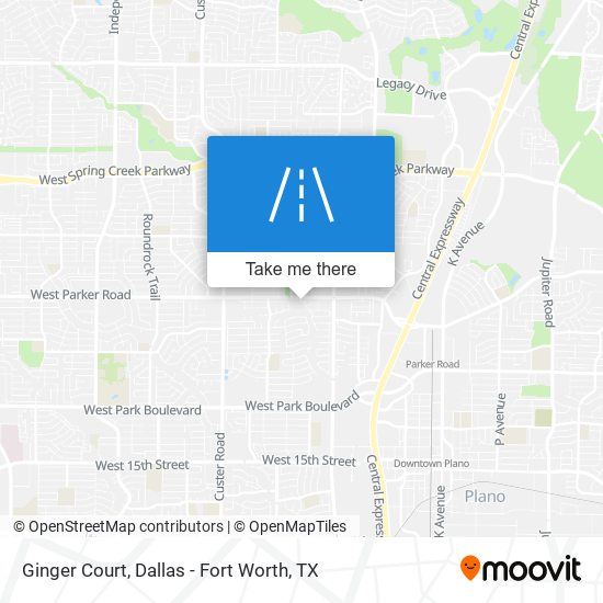 Mapa de Ginger Court