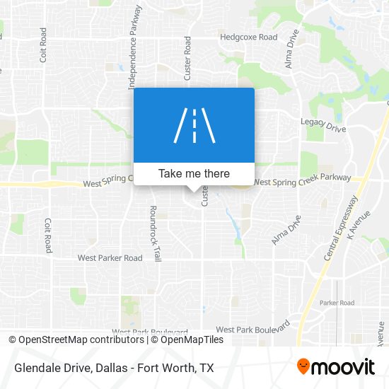Mapa de Glendale Drive