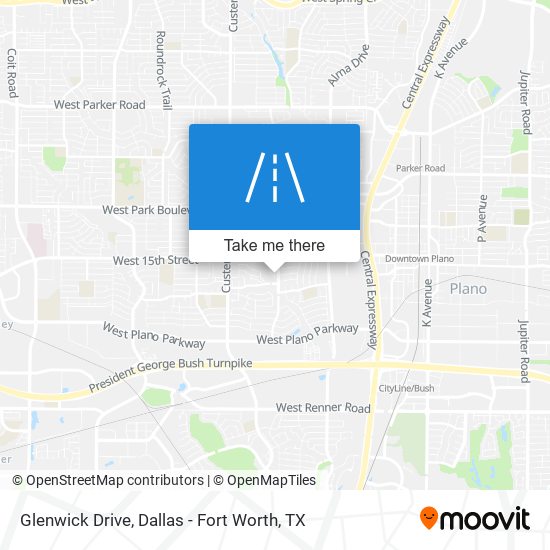 Mapa de Glenwick Drive