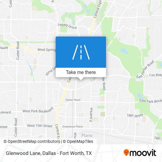 Mapa de Glenwood Lane