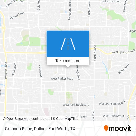Granada Place map