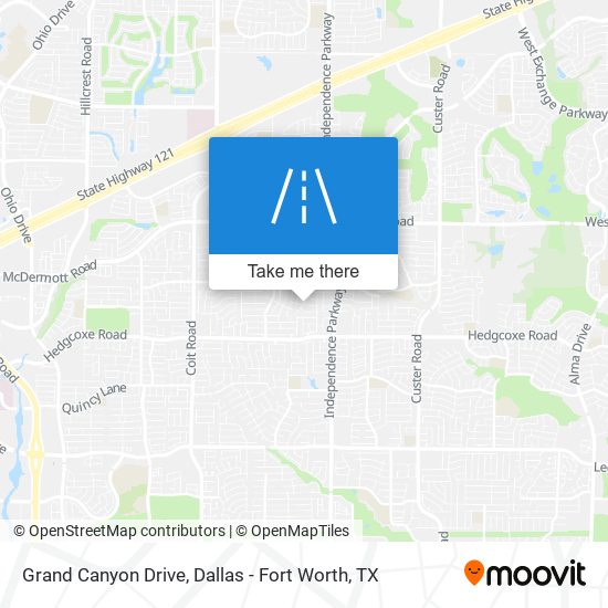 Mapa de Grand Canyon Drive