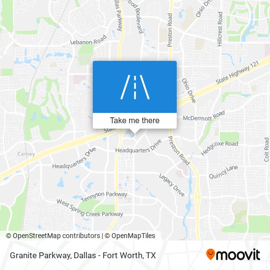 Granite Parkway map