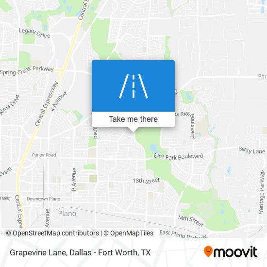 Grapevine Lane map