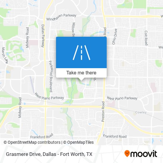 Grasmere Drive map