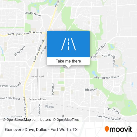 Guinevere Drive map