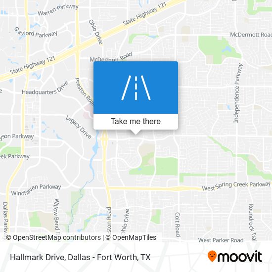 Hallmark Drive map