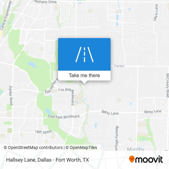 Mapa de Hallsey Lane