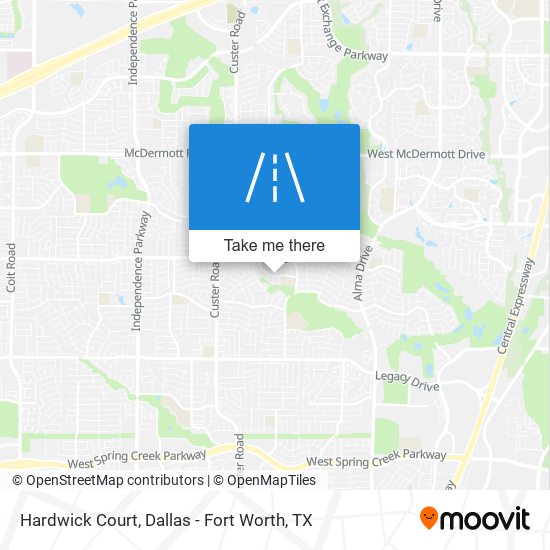Hardwick Court map