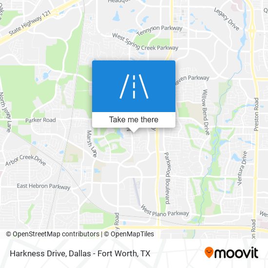 Harkness Drive map