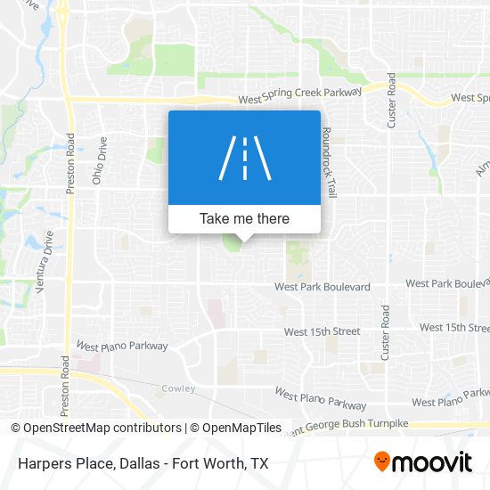 Harpers Place map