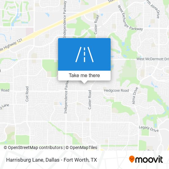 Harrisburg Lane map