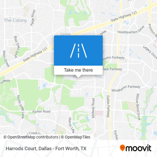 Harrods Court map