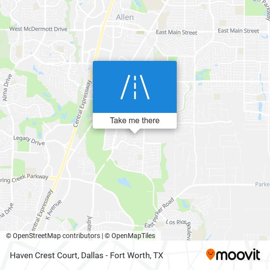 Haven Crest Court map