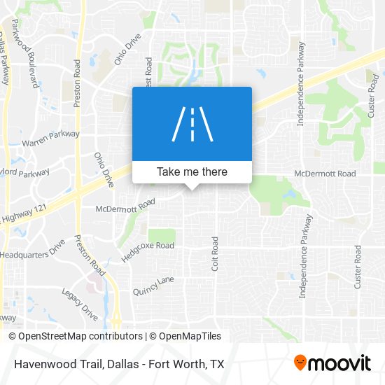 Havenwood Trail map