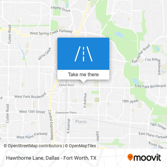 Mapa de Hawthorne Lane