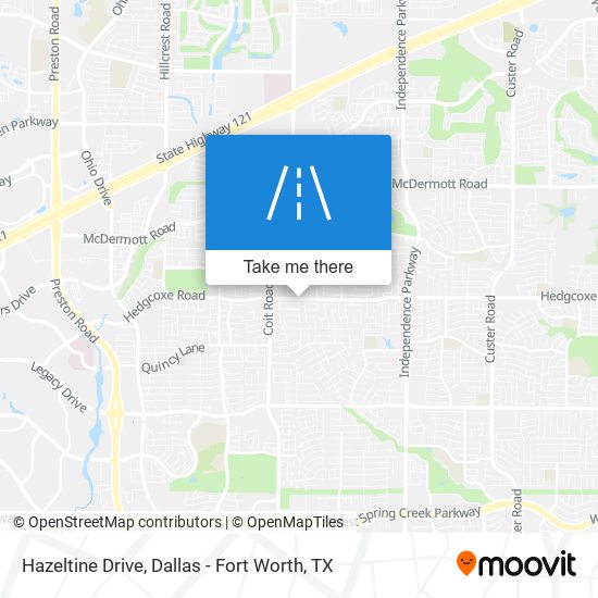 Hazeltine Drive map