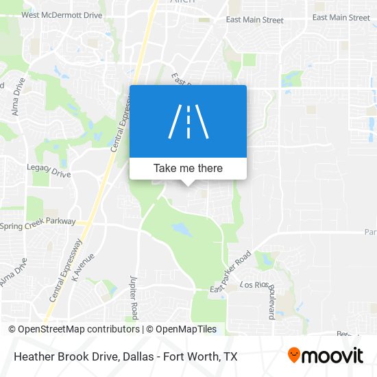 Heather Brook Drive map